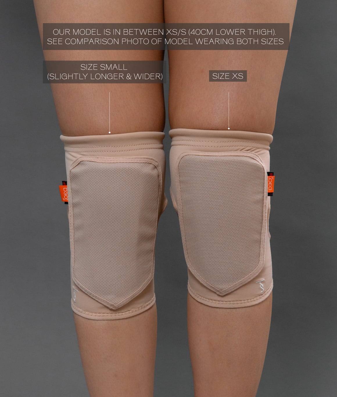 Tatiana Active – Ultimate Latte Nude Pole Dance Knee Pads – Durable with Impact Protection-052