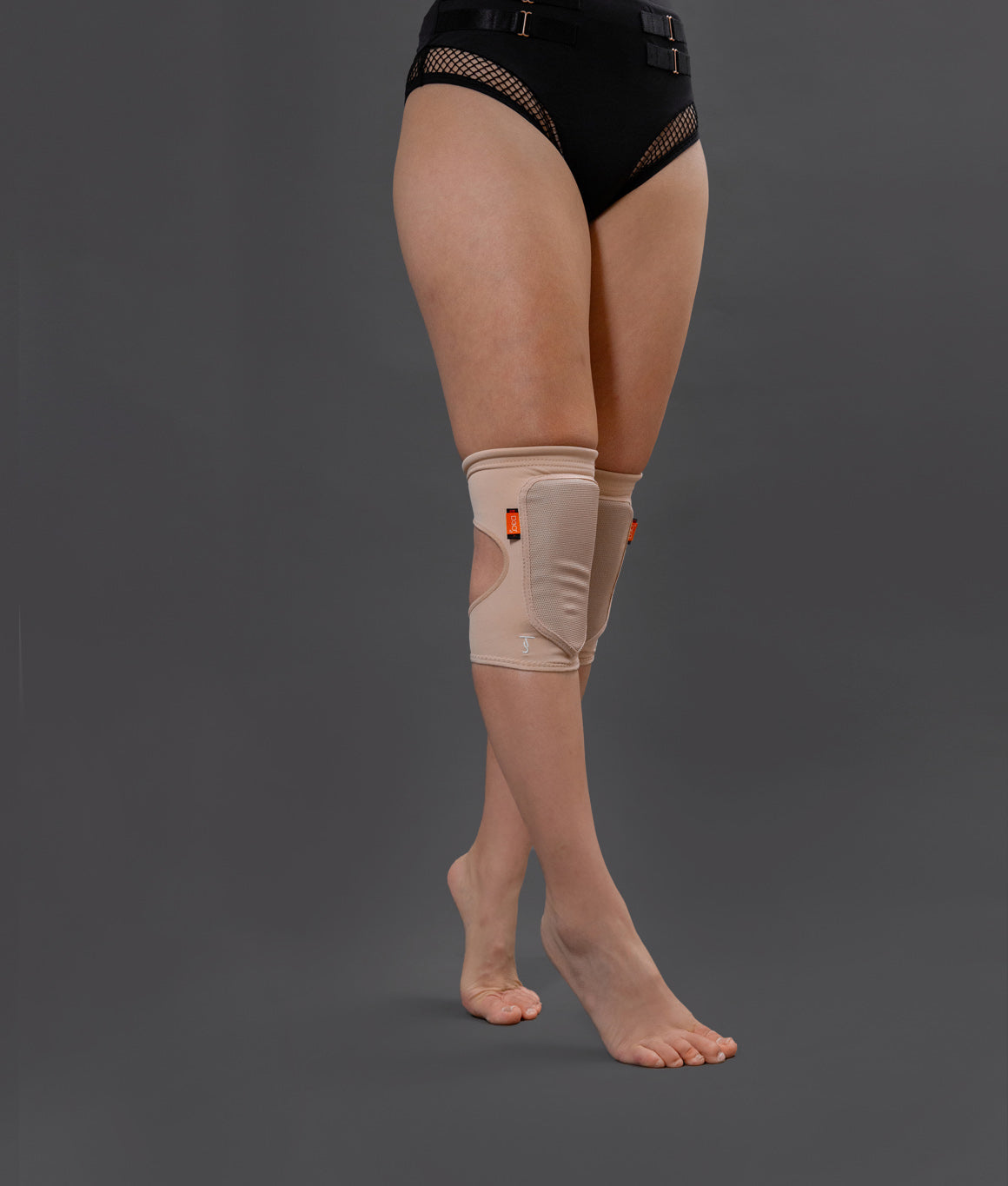 Tatiana Active - Ultimate Latte Nude Pole Dance Knee Pads - Durable with Impact Protection